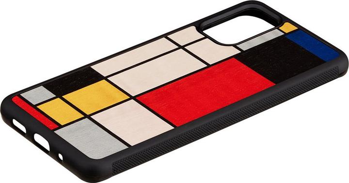 Actual product image Man&Wood case for Galaxy S20+ mondrian wood black (Samsung Galaxy S20+)