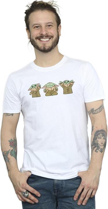 Produktbild Star Wars The Mandalorian Grogu Poses TShirt (L)