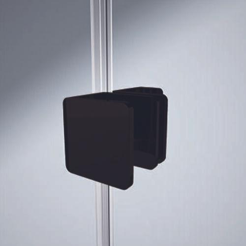 Actual product image Hüppe HÃPPE Xtensa pure sliding back door 2-piece (1/2), width:120cm, hinged right (211 cm, 120 cm, 200 cm)