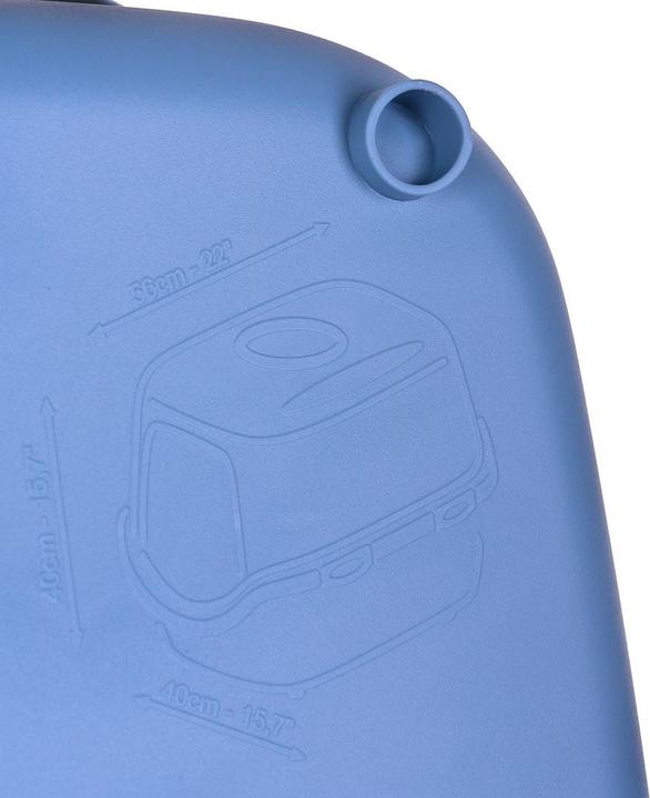 Actual product image Zolux Toilet for cats Cathy, easy to clean, blue (Cat litter box closed)