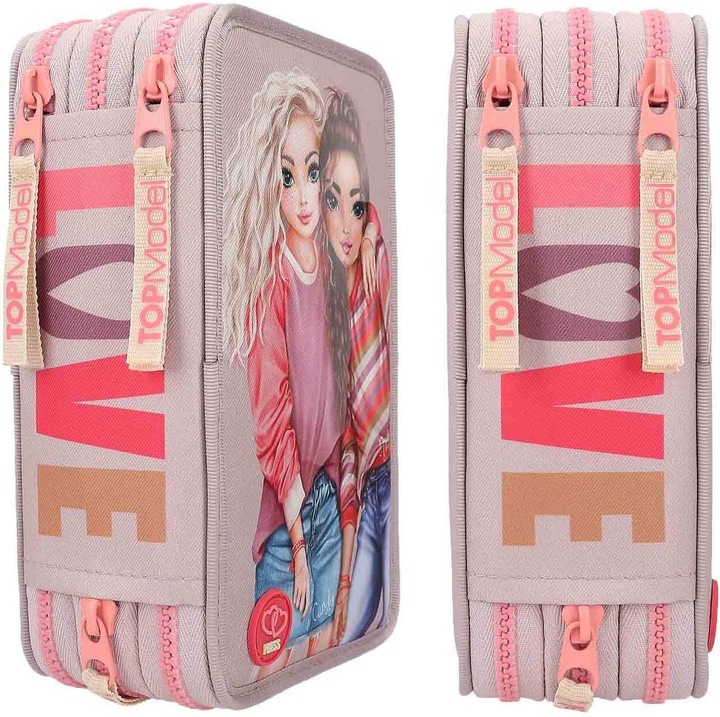 Actual product image Depesche TOPModel - Triple Pencil Case BEST FRIENDS LED ( 0411753 )