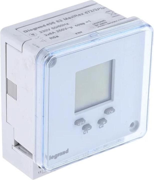 Immagine prodotto Legrand LEG 49682 Timer digitale 230V MAXIREX D2 installazione frontale