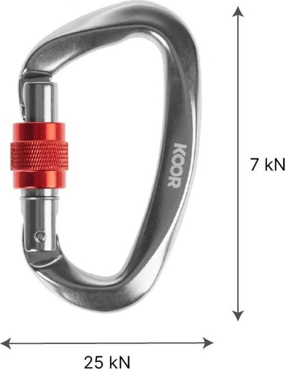 Immagine prodotto Koor Moschettone Sicuure, argento, 2 pezzi