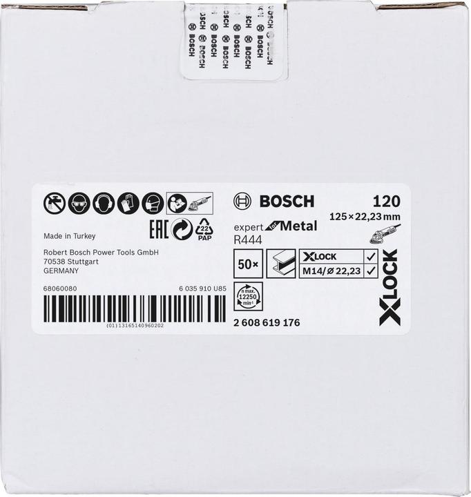 Produktbild Bosch Professional Zubehör X-Lock Fiberschleifscheibe (120)