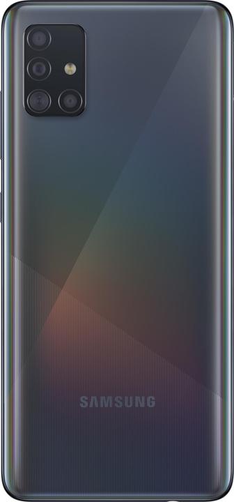 Actual product image Samsung Galaxy A51 EU (128 GB, Prism Crush Black, 6.50", Dual SIM, 48 Mpx, 4G)