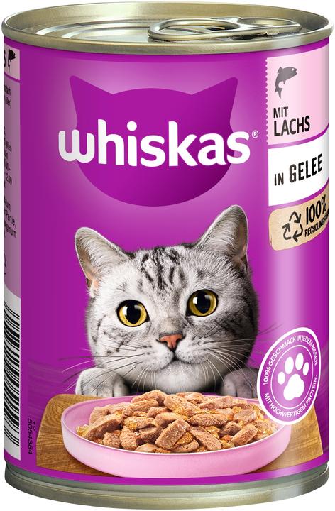 Actual product image Whiskas Salmon in jelly (Adult, 400 g)