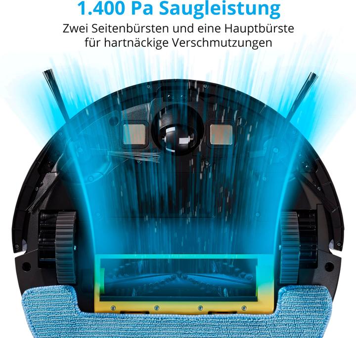 Produktbild Medion S15 SW Robot vacuum cleaner (50070905) (Saugwischroboter)
