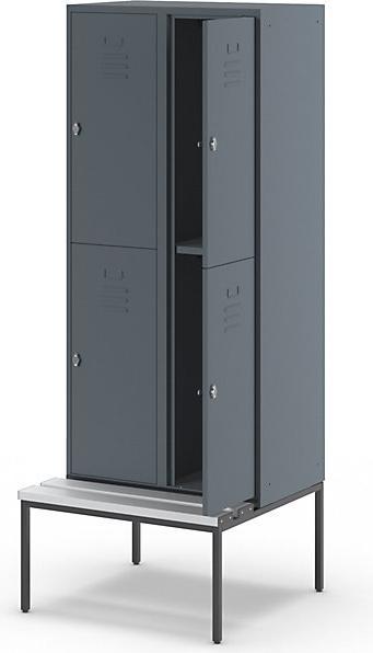 Actual product image Wolf Half height wardrobe with bench base (80 cm, 214 cm)