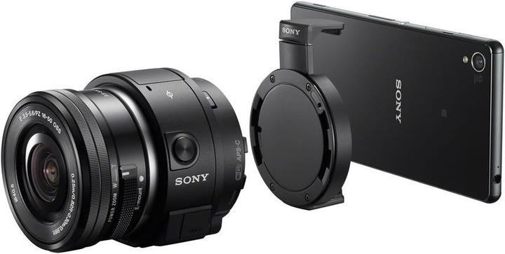 Produktbild Sony ILCE-QX1 SmartShot Kamera Body (20.10 Mpx, APS-C / DX)