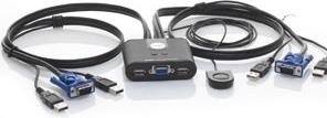 Actual product image Aten CS22U, 2-Port KVM Switch, USB, VGA