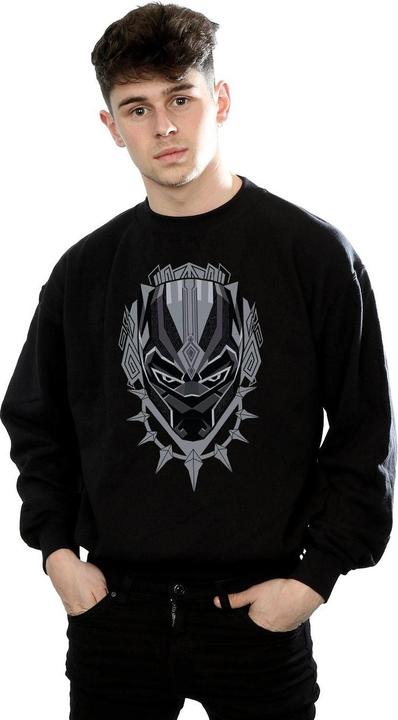 Produktbild Schwarzer Panther Kopf Baumwolle Sweatshirt (XXL)