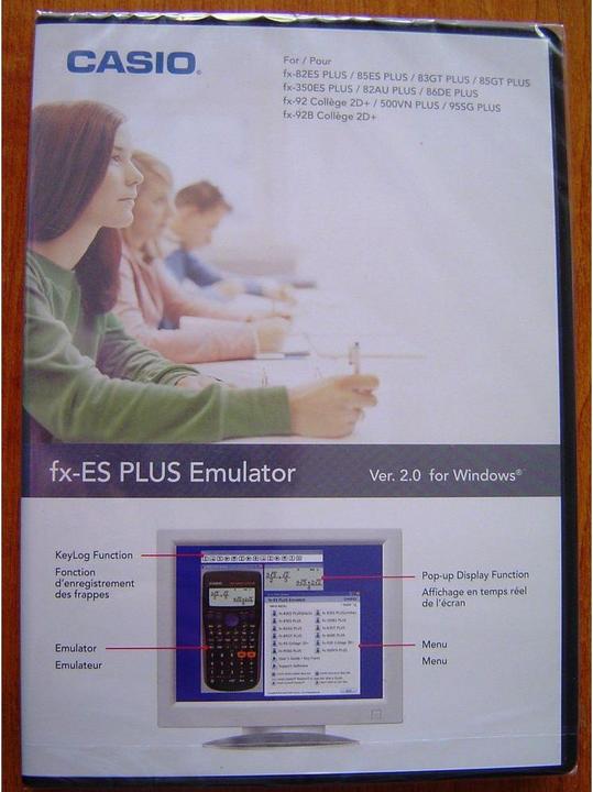 Actual product image Casio FX-ES+ Emulator