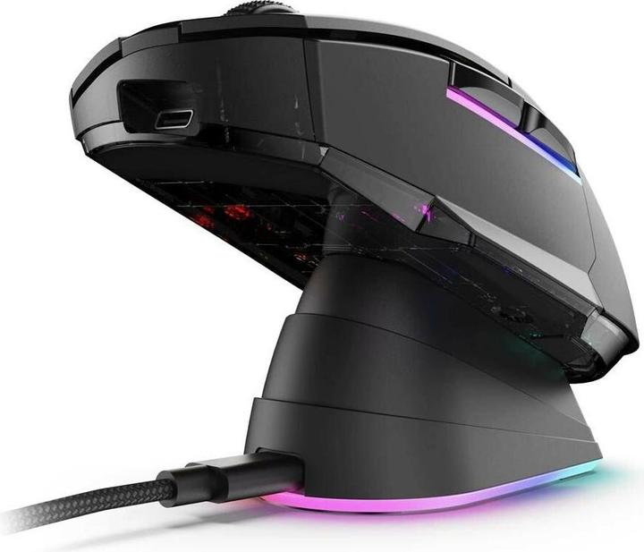 Actual product image Sharkoon SKILLER SGM50W Black (Cable, Wireless)