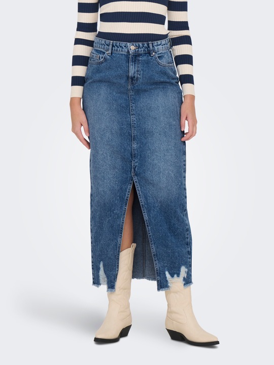 Produktbild Only Mittlere Taille Langer Rock Jeansrock (S)
