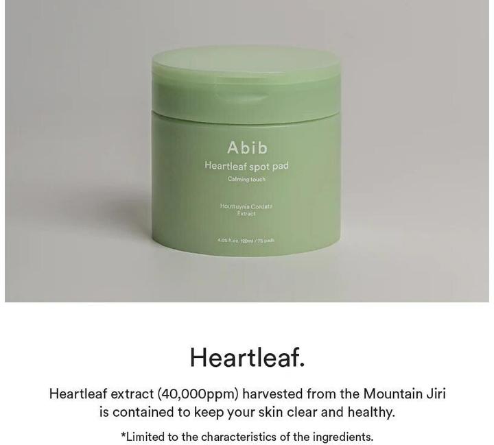 Produktbild Abib Heartleaf Spot Pad Calming Touch (150 ml)