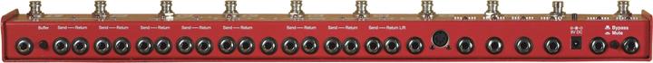 Actual product image Carl Martin Octa-Switch "The Stripe" - 8-way effect pedal looper (Sampler)
