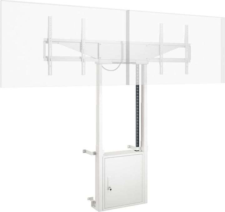 Produktbild Hagor HP Twin Lift FW-DW motor. hoehenver. Liftsys. Boden-Wand Montage 2x 117165cm 46-65Zoll Fahrwe