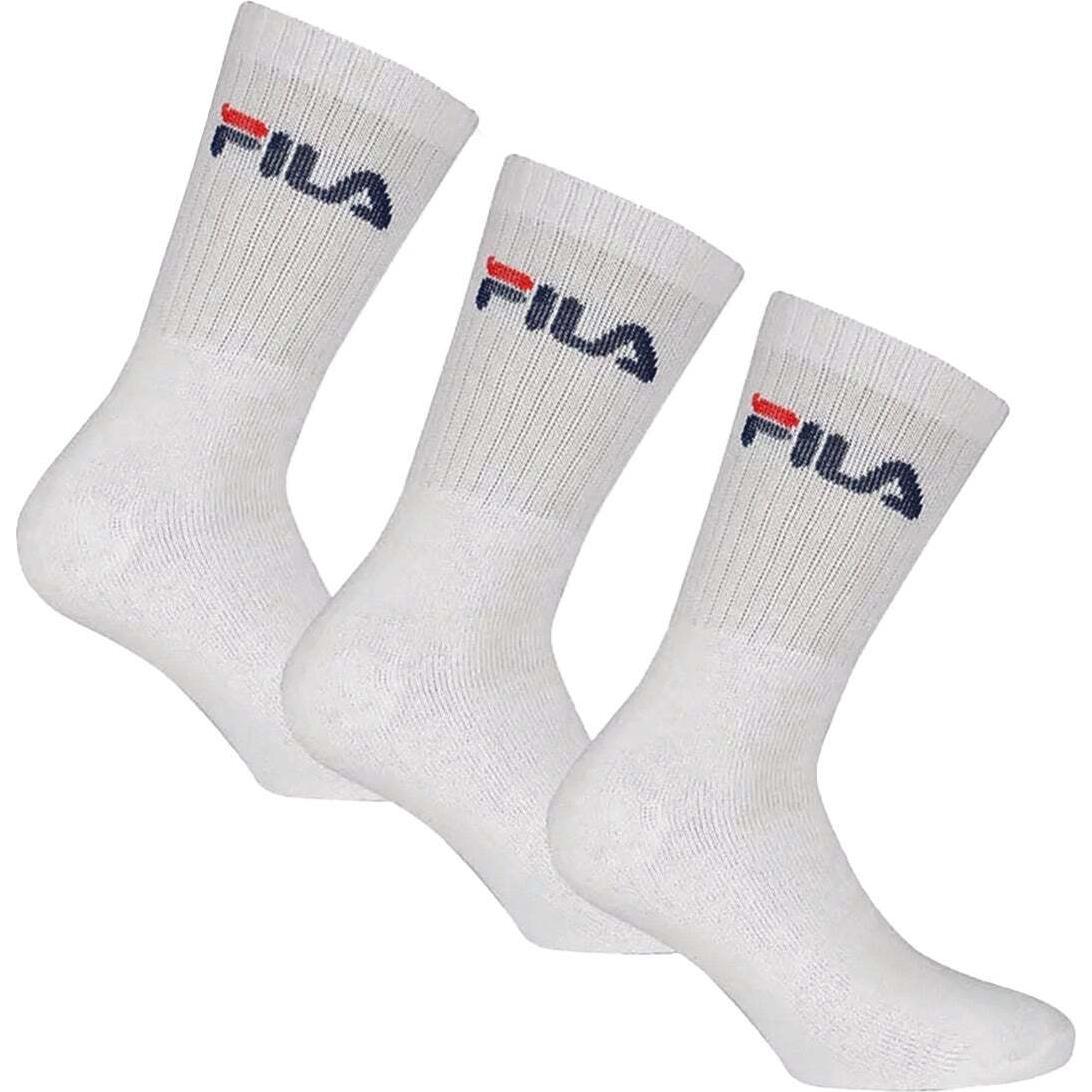 FILA, Herren, Socken, Sportsocken, Weiss, (3er Pack, 39 - 42)