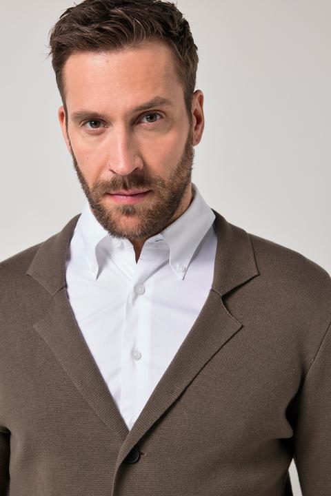 Produktbild JP1880 Stricksakko, FLEXNAMIC®, Business, Milano-Strick, Reverskragen (7XL)