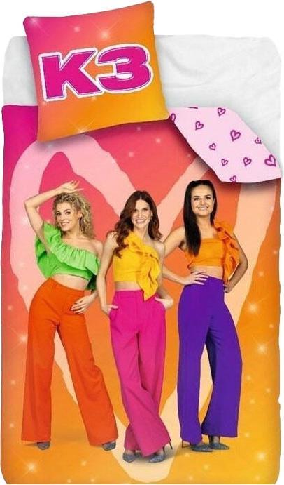 K3 Housse de couette pour 1 personne - toutes les couleurs (65 x 65 cm)