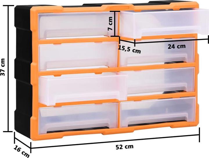 Produktbild vidaXL Multi-Schubladen-Organizer