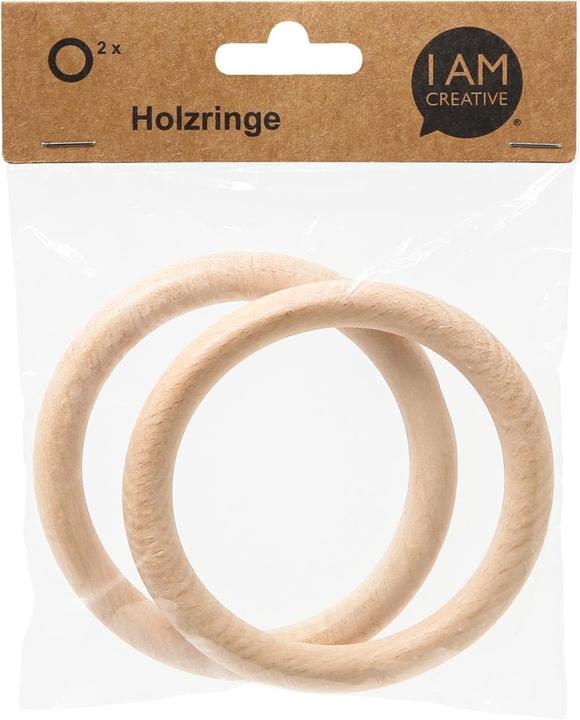 Actual product image I Am Creative Wooden ring set