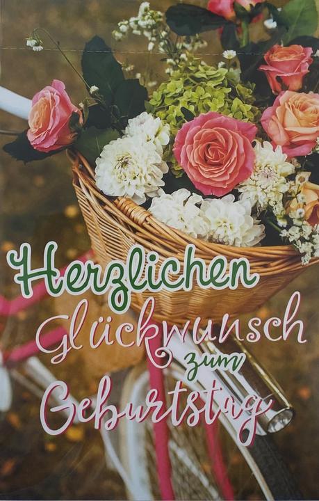 Produktbild Glückwunschkarten Geburtstag Blumen (1 Stk.)