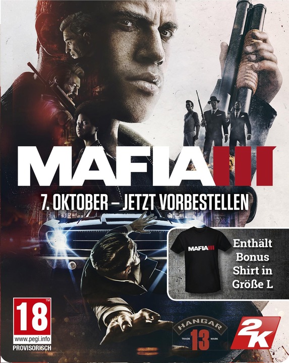 2K Games Mafia 3 + exklusives T-Shirt (L)