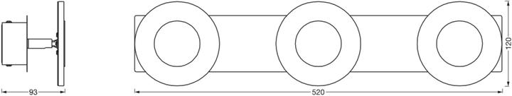 Actual product image Ledvance Smart+ Wifi Orbis Wall Wave (2100 lm)