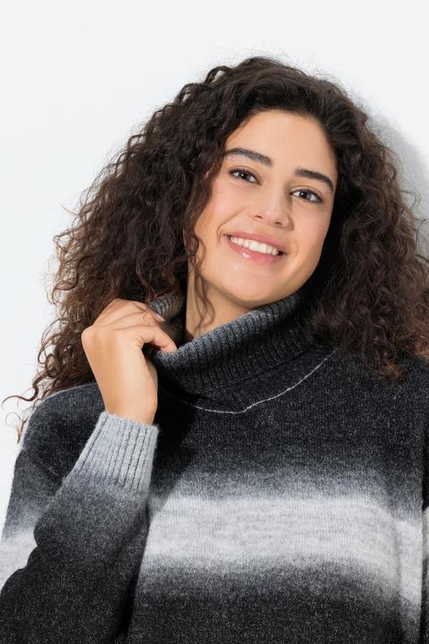 Produktbild Ulla Popken Pullover, Farbverlauf, Stehkragen, Langarm (42, 44)
