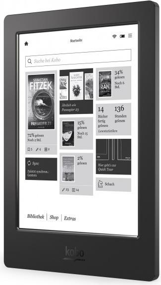 Produktbild Kobo Aura H2O (6.80", 4 GB, Schwarz)