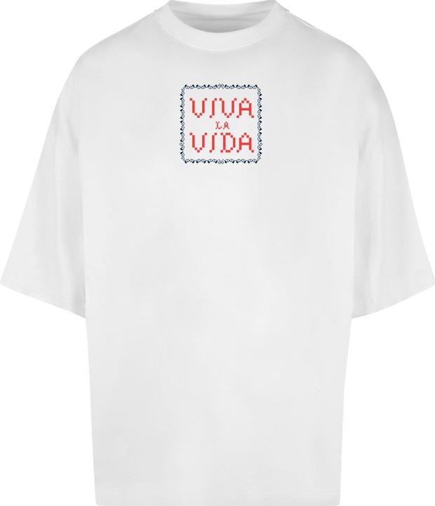 Produktbild Merchcode Frida Kahlo - Pixels viva la vida Huge Tee - 117215 (M)