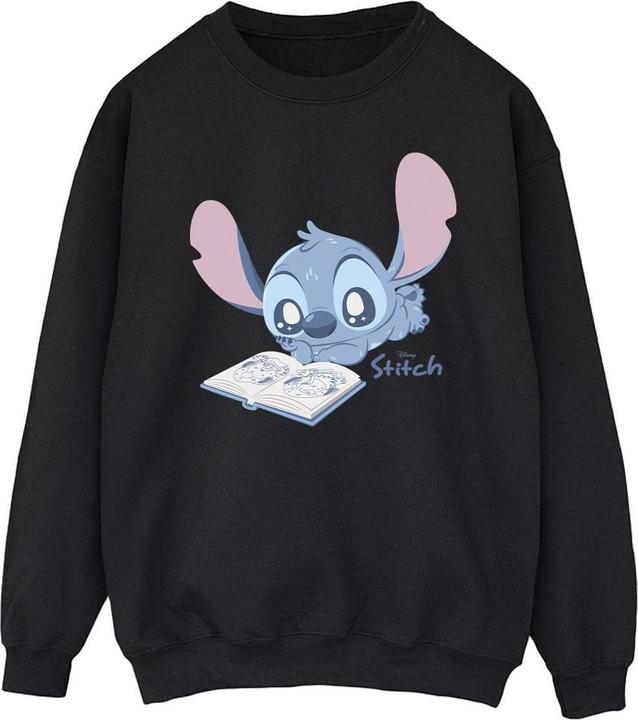 Produktbild Lilo & Stitch Reading Lying Down Sweatshirt (L)