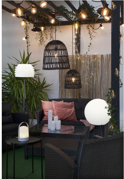 Actual product image Star Trading Garden lamp MALLORCA 95 cm (0 lm, E27)