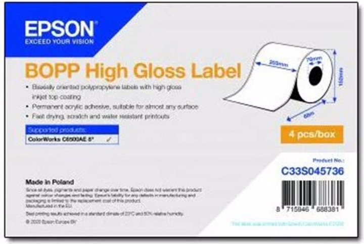 Epson BOPP Hochglänzend (W)