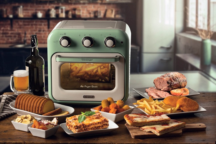Productafbeelding Ariete Vintage Air Fryer Mini Oven groen