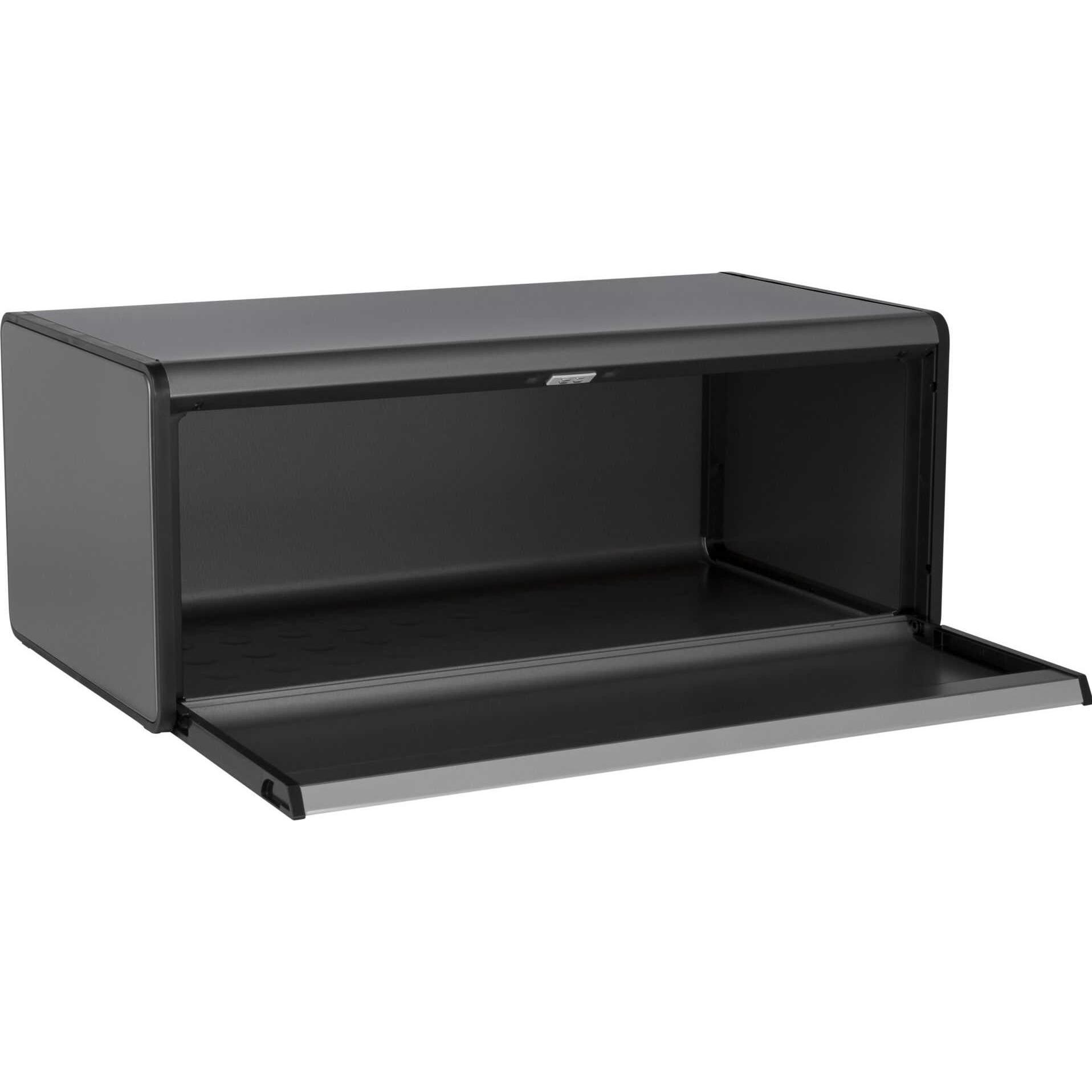 Brabantia Klappbrotkasten, Brotaufbewahrung, Silber