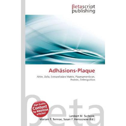 Adhäsions-Plaque, Fachbücher