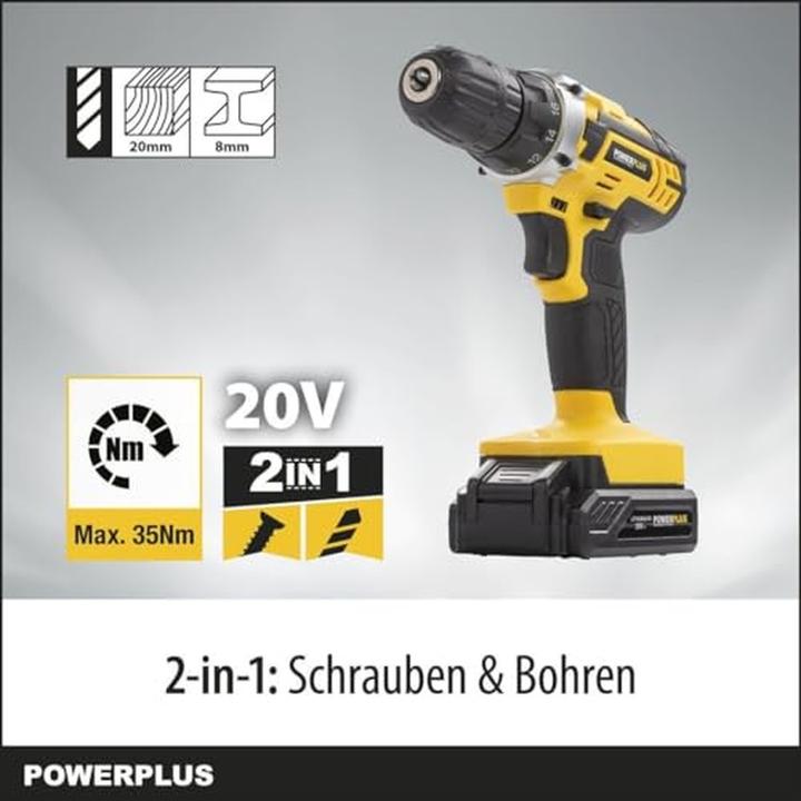 Immagine prodotto Powerplus Cacciavite con trapano