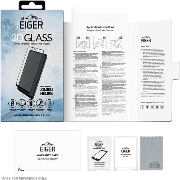 Produktbild Eiger Mountain Glass Clear Edge (1 Stk., Samsung Galaxy A22 5G)