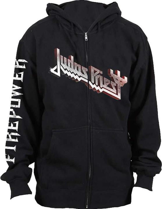 Produktbild Judas Priest Firepower Hoodie mit durchgehendem Reissverschluss (S)