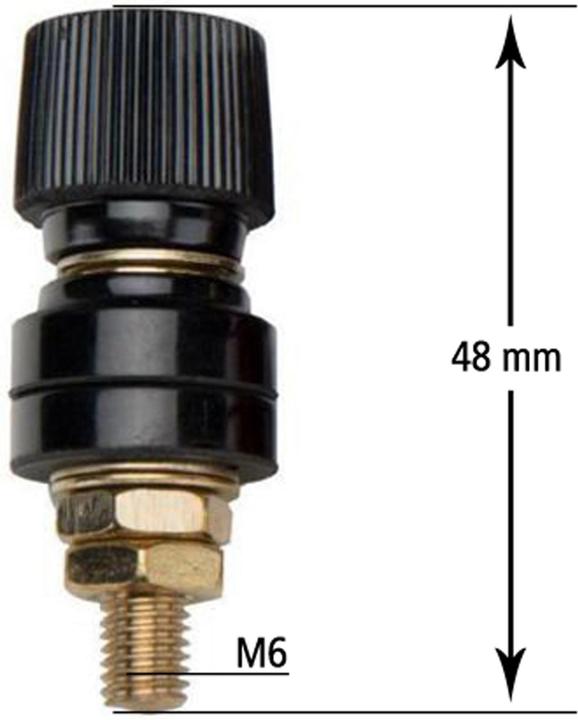 Produktbild Eneroid Polklemme, M8, 100 A, schwarz