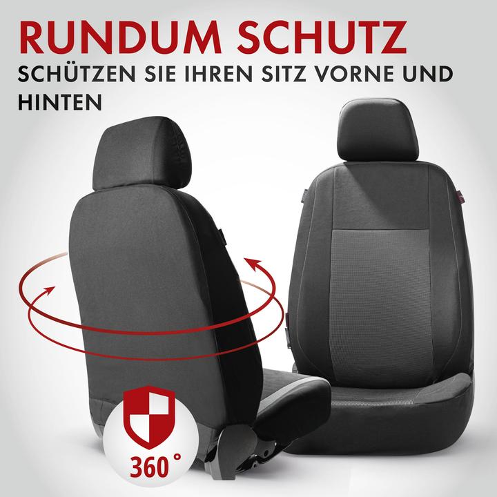 Produktbild Walser Autositzbezug ZIPP-IT Premium Ardwell, PKW-Schonbezüge für 2 Vordersitze mit Reiverschluss-System s
