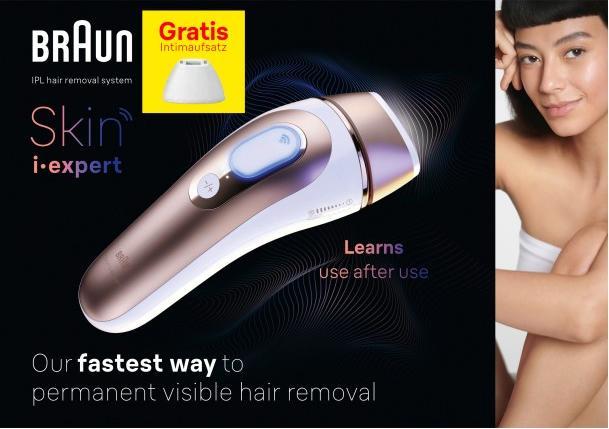 Actual product image Braun Silk-expert Pro PL7249 mit Gratis Aufsatz IPL-Haarentfernungsgerät