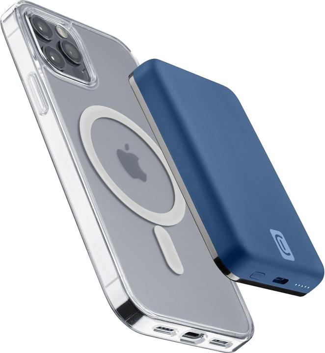 Produktbild Cellularline MagSafe Wireless Power Bank MAG 5000 BLUE (5000 mAh, 10 W, 19.25 Wh)