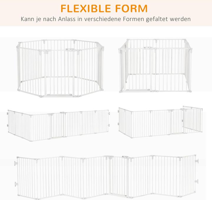 Actual product image PawHut Dog barrier consisting of 8 panels (62.50 cm)