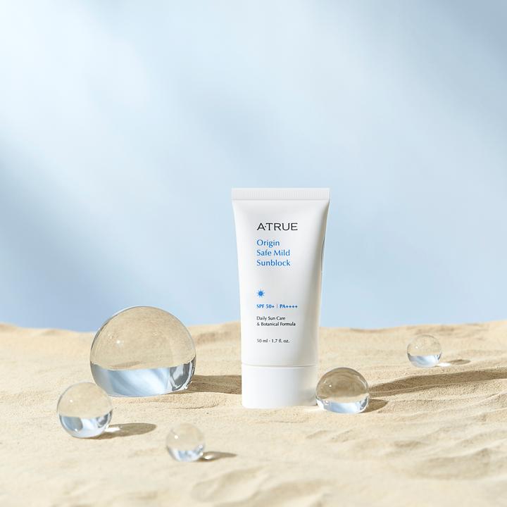 Actual product image A-True Origin Safe Mild Sunblock (Suntan cream, 50 ml)