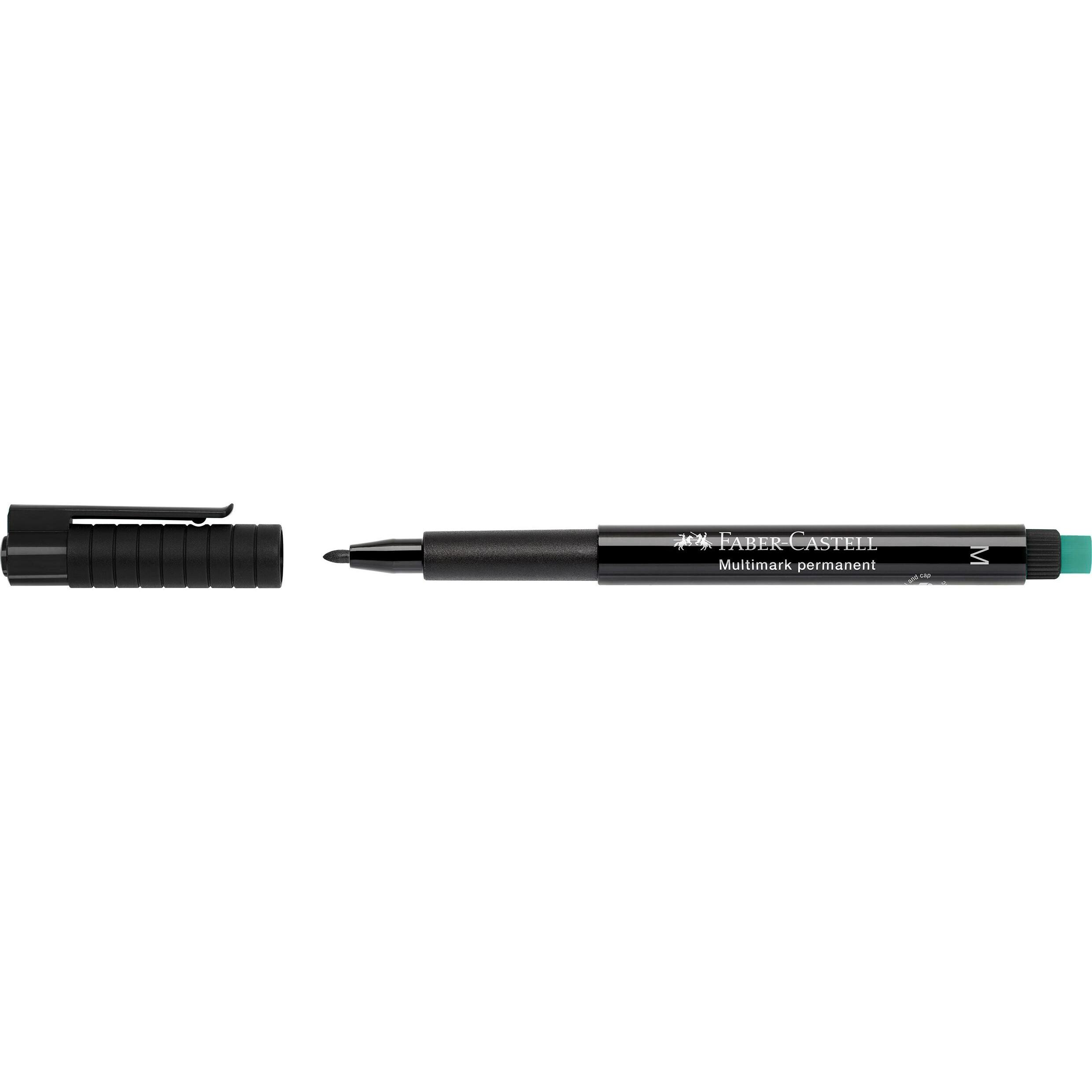Faber-Castell, Marker, Overheadstift Multimark Permanent (Schwarz, 1 mm, 1 x)
