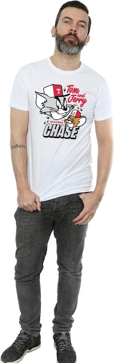 Actual product image Tom & Jerry Mens Cat & Mouse Chase T-Shirt (3XL)