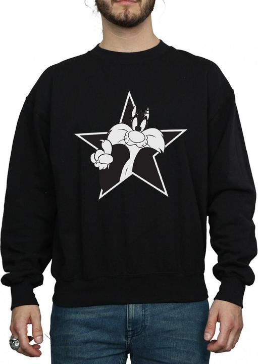 Produktbild Looney Tunes Sylvester Mono Star Sweatshirt (3XL)